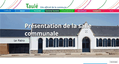 Desktop Screenshot of commune-taule.fr